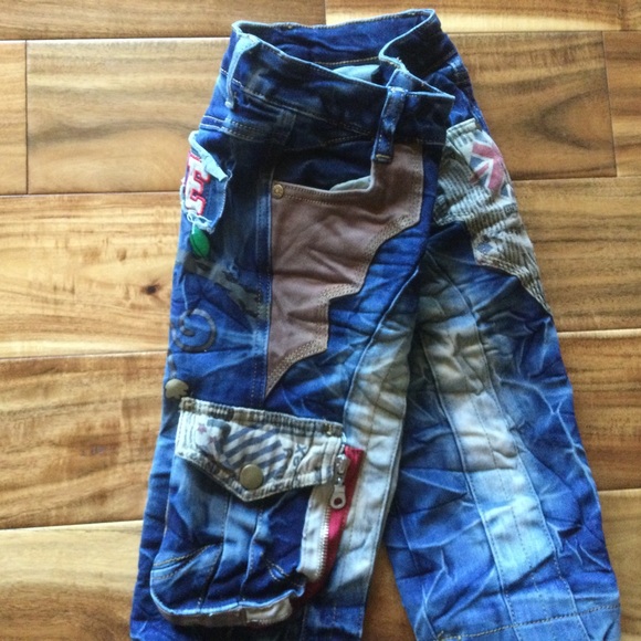 ✔️ Rock’n or Rock Style Distressed Kids Jeans Size 4T - Picture 4 of 6